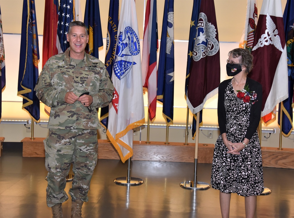 Col. Bailey recognizes Foltz