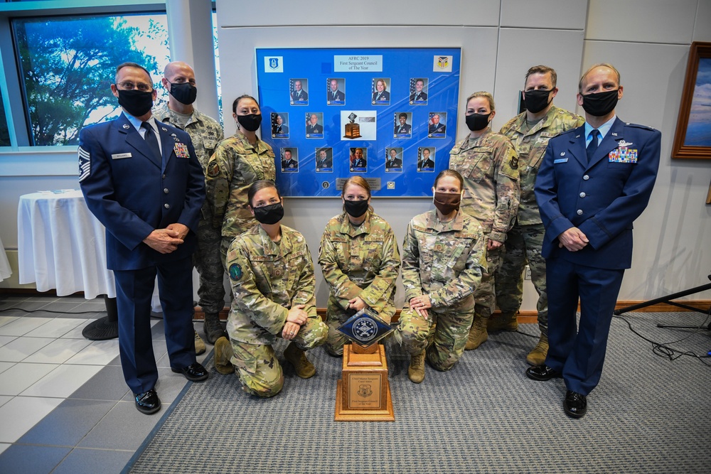 Display honors first sergeant council's award-winning year