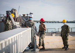 NMC Detachment Rota Conducts Ammunition On-load
