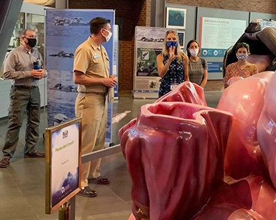 NUWC Division Newport shares marine mammal research with New Bedford Whaling Museum