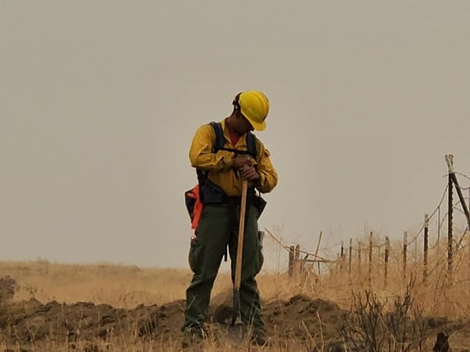 WADS Airman fights wildfires in Davenport, Washington