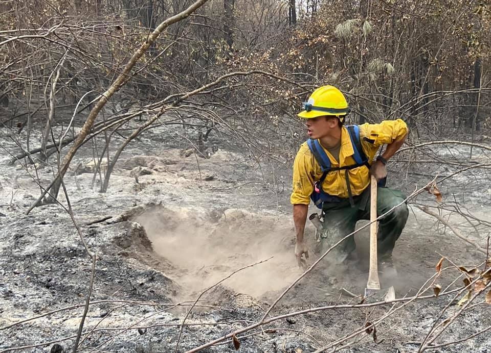 WADS Airman fights wildfires near Inchelium, Washington