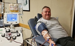 Tulsa District Safety Chief Donates Much Needed Plasma