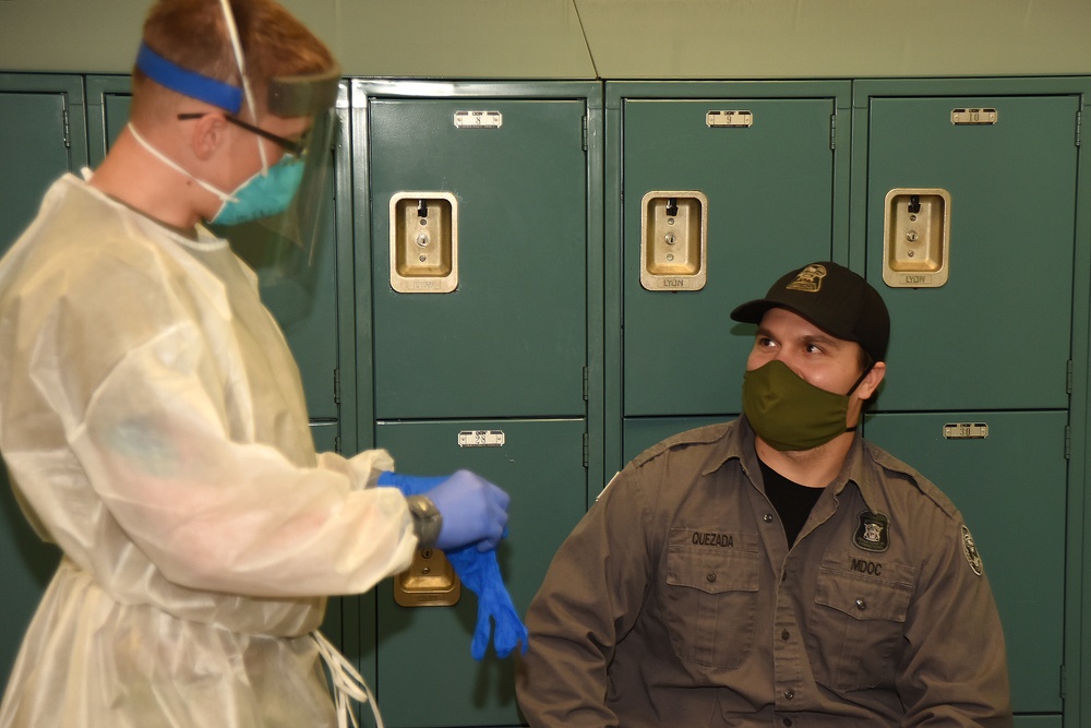 Michigan National Guard provides testing for MDOC