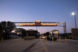 Modifications Made to the Main Gate for Will Rogers Air National Guard Base