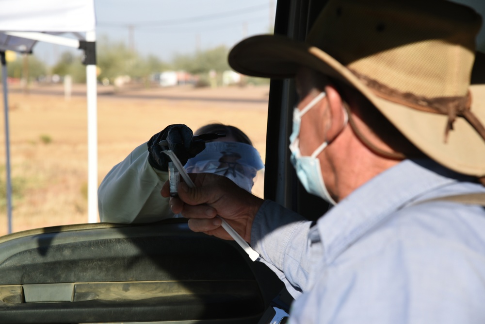 AZNG hosts COVID-19 test site for AZ State employees