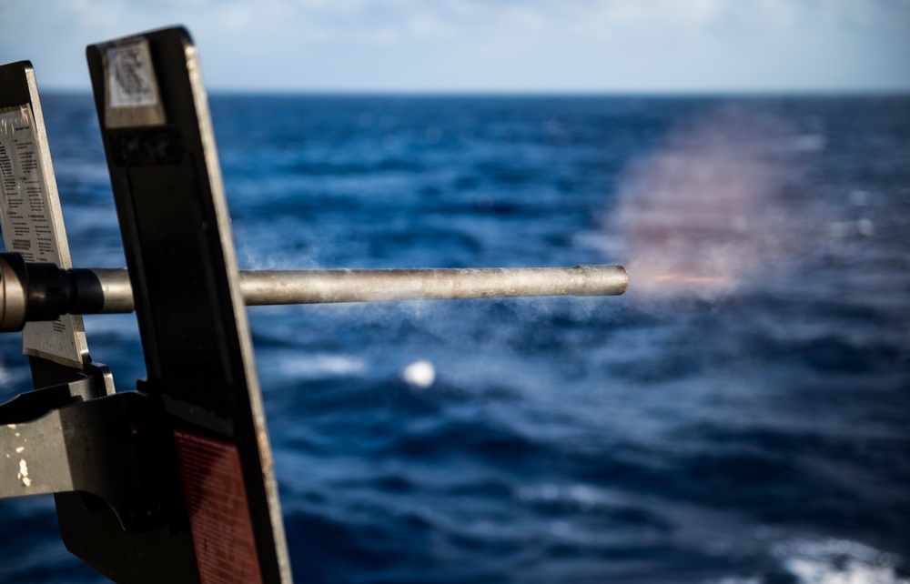 Sailors Aboard USS Germantown (LSD 42) Participate in a SCAT Live-Fire Exercise