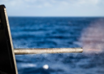 Sailors Aboard USS Germantown (LSD 42) Participate in a SCAT Live-Fire Exercise
