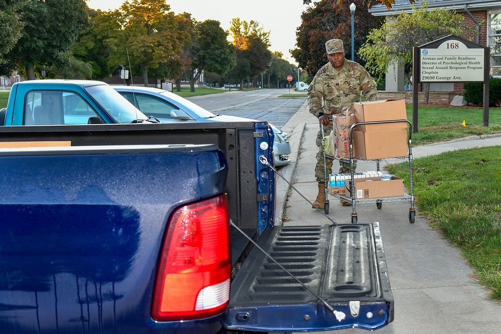 127th Wing Supports Local Food Bank