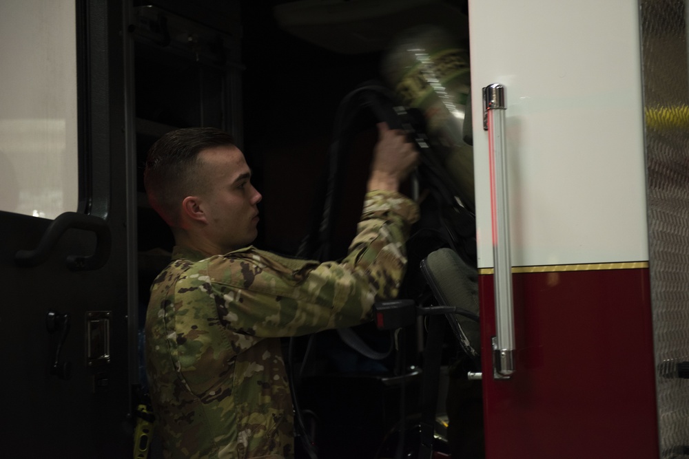 Laughlin Air Force Base Firefighter Training