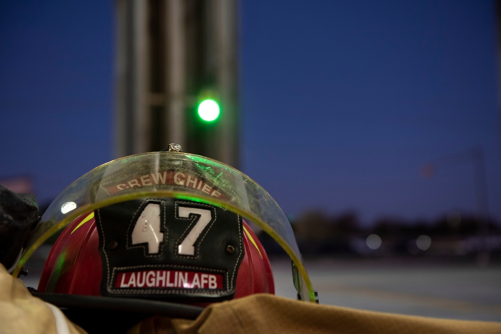 Laughlin Air Force Base Firefighter Training