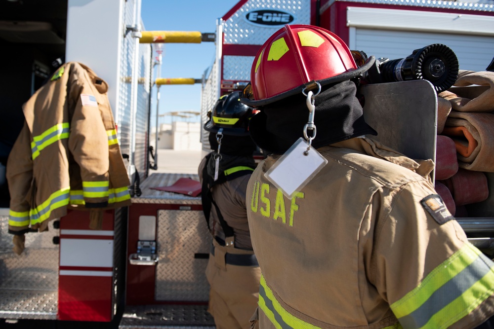 Laughlin Air Force Base Firefighter Training