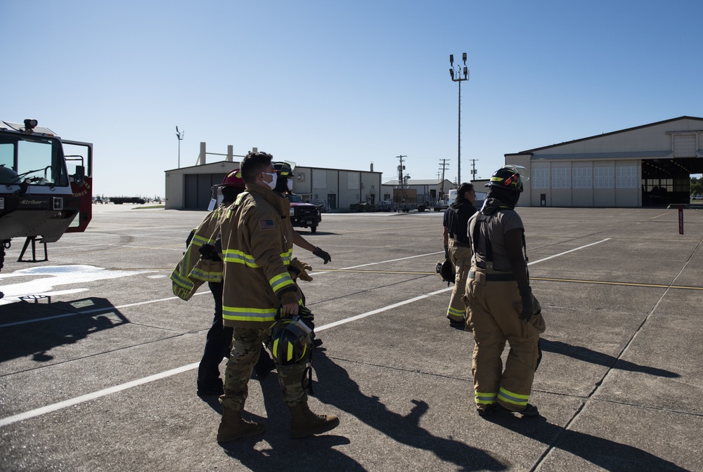 Laughlin Air Force Base Firefighter Training