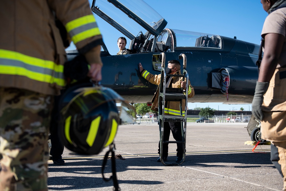 Laughlin Air Force Base Firefighter Training