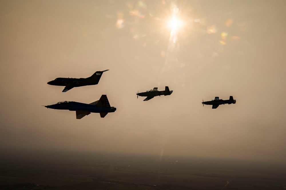 Formation Flying in the Sky over Oklahoma