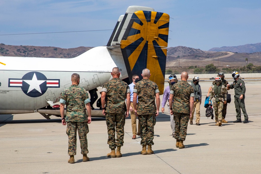 Secretary of Defense visits Camp Pendleton