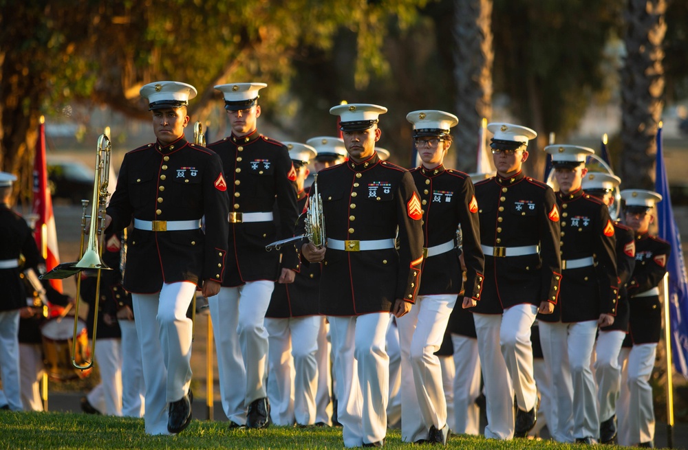 Camp Pendleton hosts the 78th Annual Evening Colors Ceremony