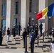 Defense Secretary Dr. Mark T. Esper meets with Romanian Minister of Defense Nicolae Ciuca