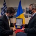 Defense Secretary Dr. Mark T. Esper meets with Romanian Minister of Defense Nicolae Ciuca