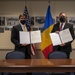 Defense Secretary Dr. Mark T. Esper meets with Romanian Minister of Defense Nicolae Ciuca