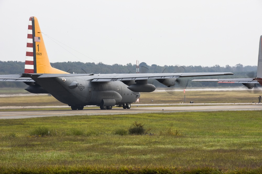 Air National Guardsmen participate in Little Rock AFB 65th Anniversary