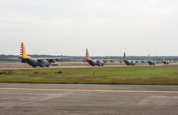 Air National Guardsmen participate in Little Rock AFB 65th Anniversary