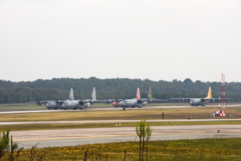 Air National Guardsmen participate in Little Rock AFB 65th Anniversary