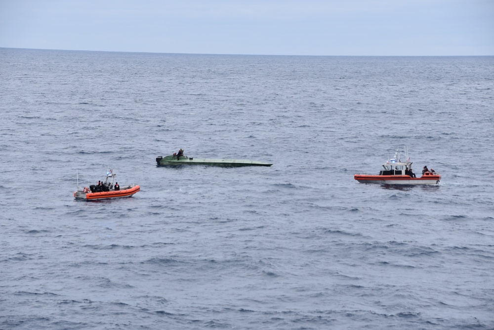 Coast Guard intercepts semi-submersible vessel