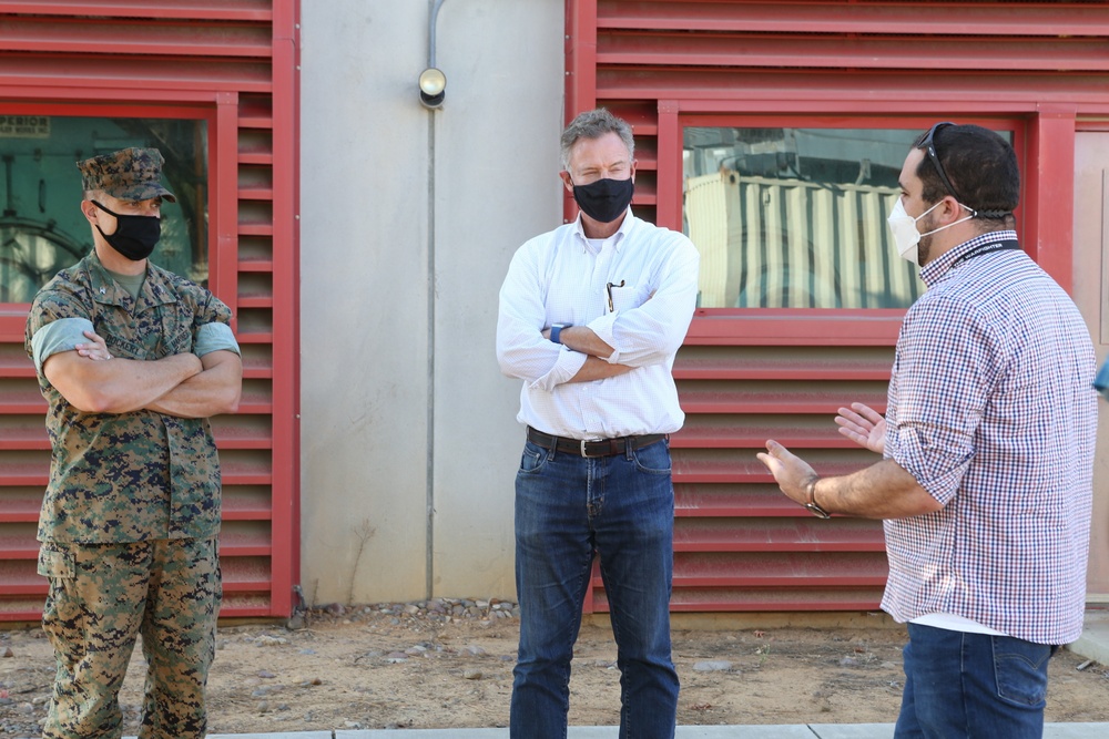 Congressman Scott Peters tours MCAS Miramar