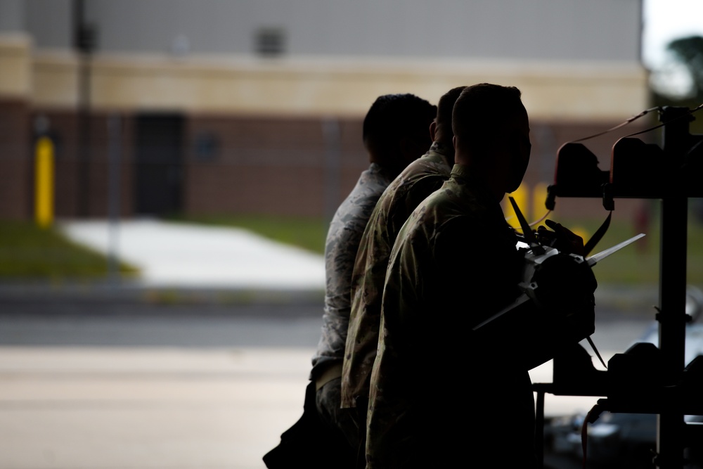 177th Aircraft Maintenance Squadron Load Crew Conducts Minimum Required Proficiency Level Qualifications