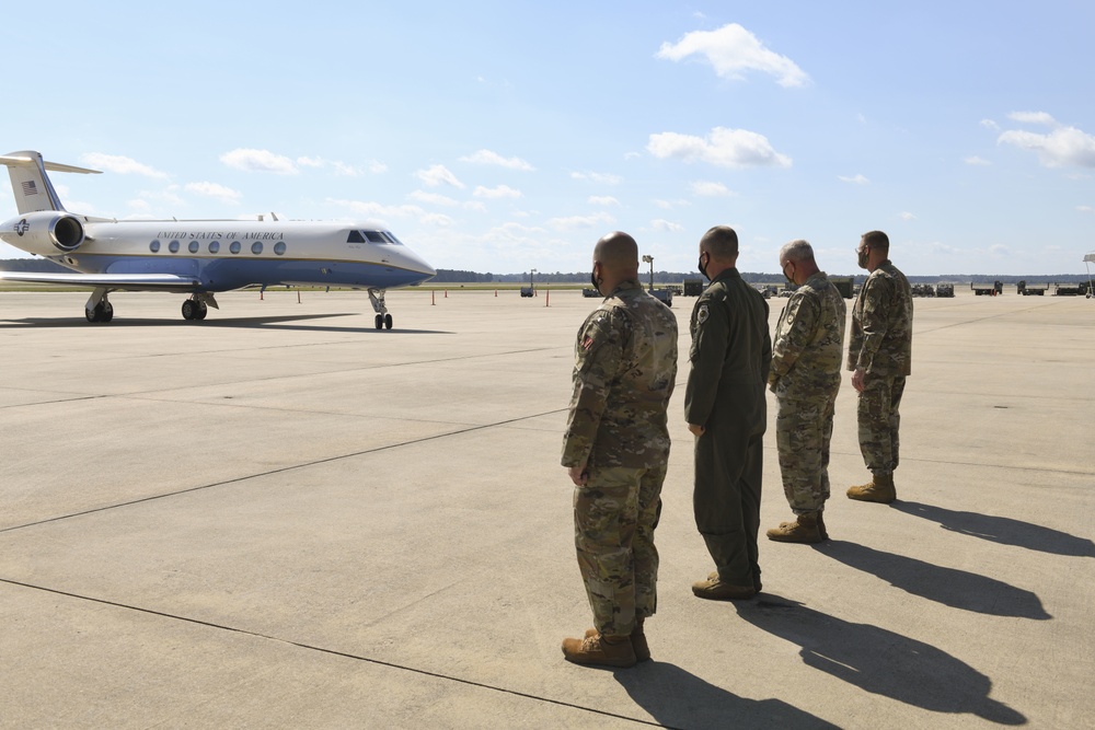 U.S. CENTCOM Commander Visits Shaw Air Force Base