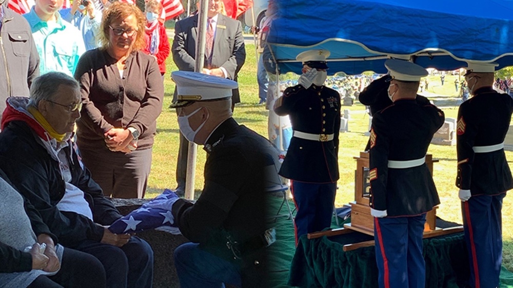 An overdue homecoming: 77 years later, Marine finds his way home