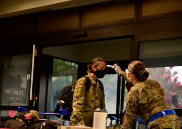 Airmen ROM at Travis AFB, slow the spread of COVID in theater
