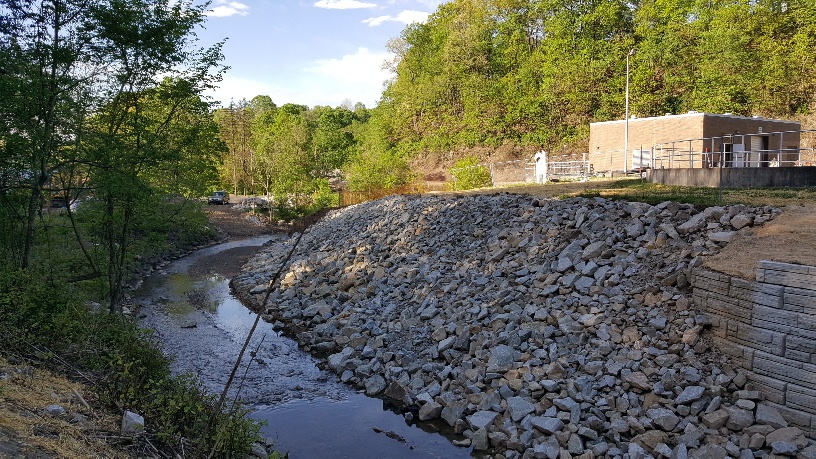 Ribbon Cutting at Lick Run Streambank Protection Project