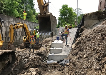 Corps to Host Ribbon Cutting at Lick Run Streambank Protection Project