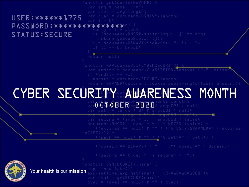 NMCSD Recognizes  Cyber Security Awareness Month
