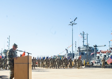 Return of two U.S. Army logistics support vessels to U.S. marks end of more than 20 year mission in the Middle East
