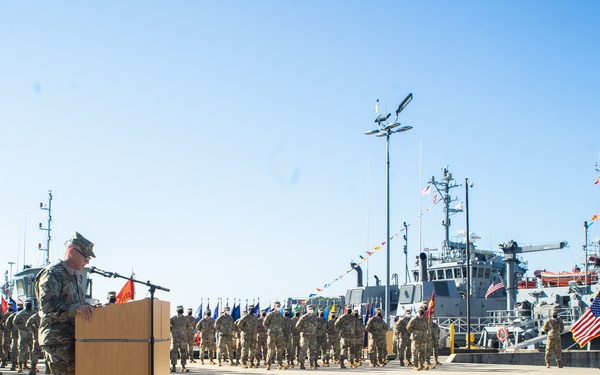 Return of two U.S. Army logistics support vessels to U.S. marks end of more than 20 year mission in the Middle East