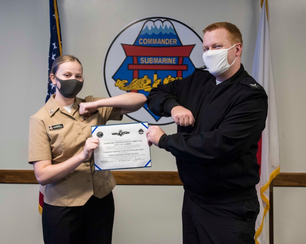 CSG7 pins new Information Warfare Specialists