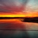 A beautiful fall morning sunrise at J. Edward Roush Lake, Huntington, Ind.
