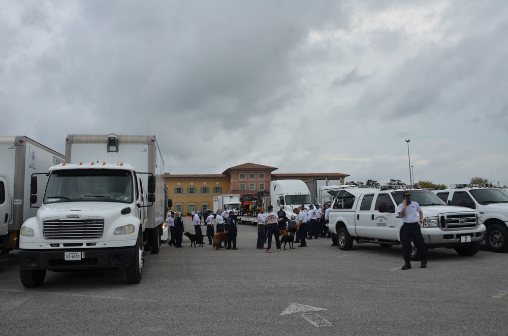 Urban Search and Rescue Teams Arrive in Baton Rouge Ahead of Hurricane Delta