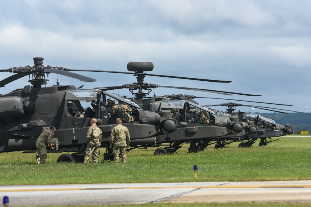 South Carolina National Guard 1-151st ARB and 2-263rd ADA conduct  joint-training event in Oconee County