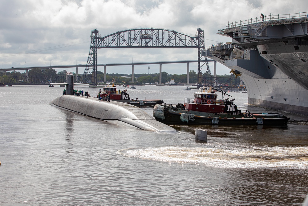 Norfolk Naval Shipyard Completes USS Wyoming’s Engineered Refueling Overhaul
