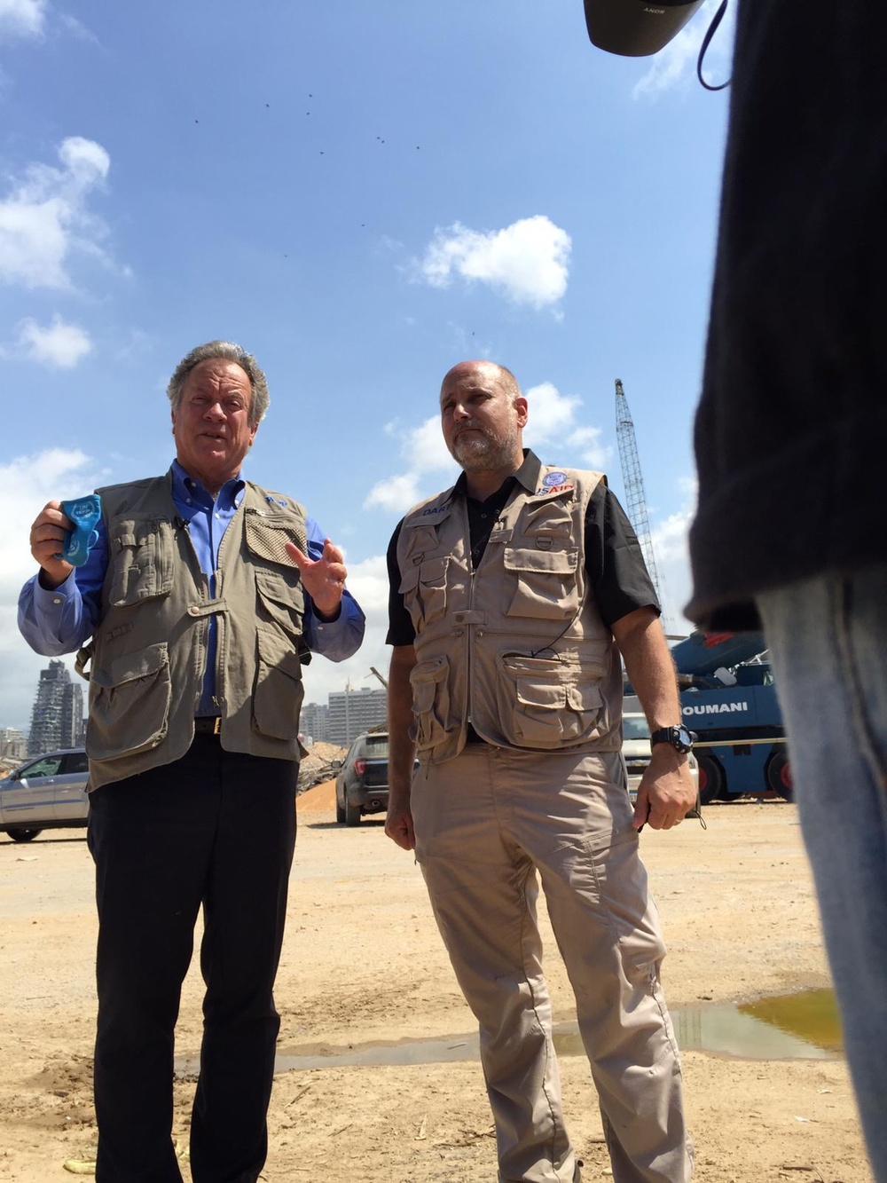 AAID John Barsa visits various areas in Beirut with WFP Director and U.S. Ambassador
