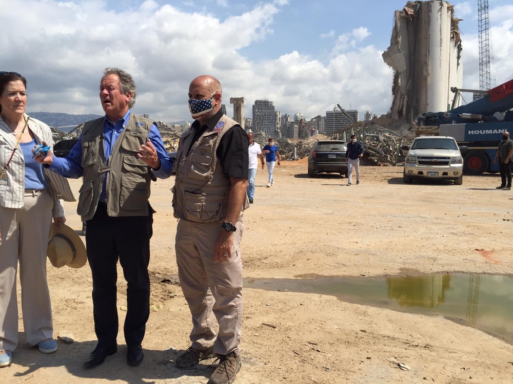 AAID John Barsa visits various areas in Beirut with WFP Director and U.S. Ambassador