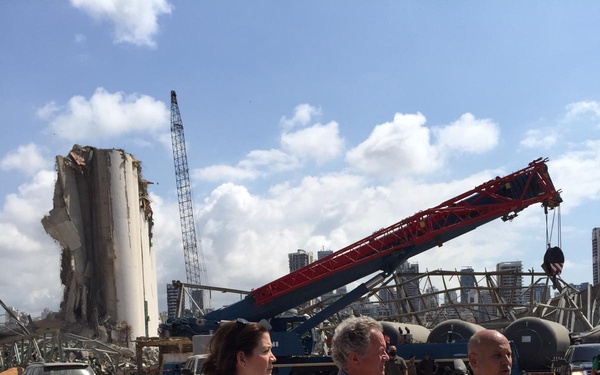 AAID John Barsa visits various areas in Beirut with WFP Director and U.S. Ambassador