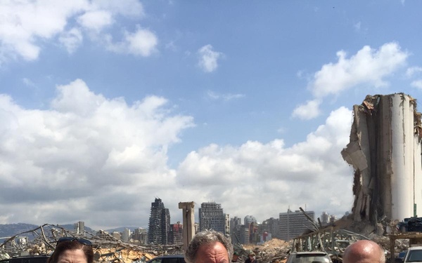 AAID John Barsa visits various areas in Beirut with WFP Director and U.S. Ambassador