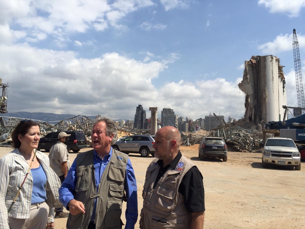 AAID John Barsa visits various areas in Beirut with WFP Director and U.S. Ambassador