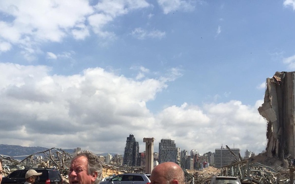 AAID John Barsa visits various areas in Beirut with WFP Director and U.S. Ambassador