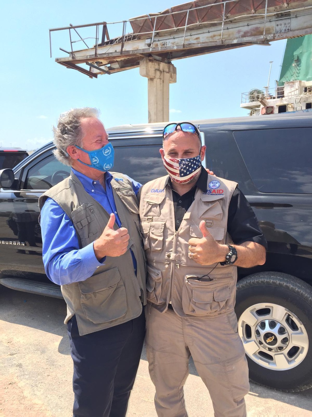 AAID John Barsa visits various areas in Beirut with WFP Director and U.S. Ambassador